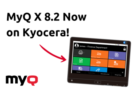 Terminal MyQ X 8.2 embarqué pour Kyocera